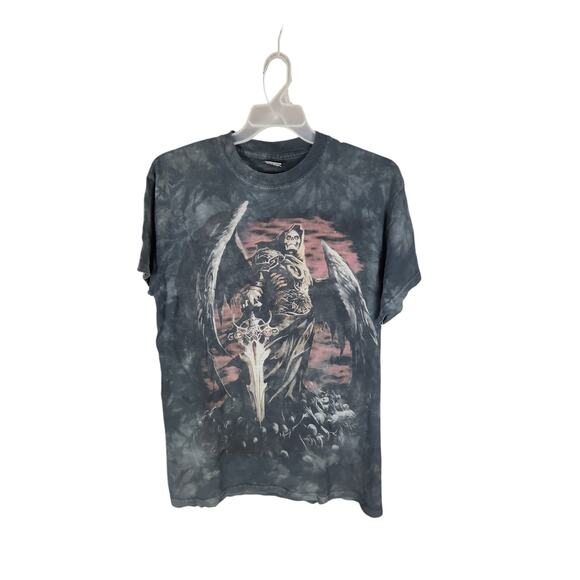 Vintage Y2K Skulbone all over print, men's medium - Picture 1 of 4
